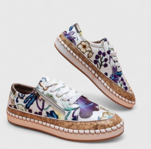 Women's slip-on loafers — side zipper closure | casual daily wear
