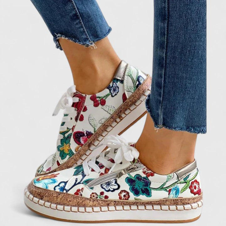 Women's slip-on loafers — side zipper closure | casual daily wear
