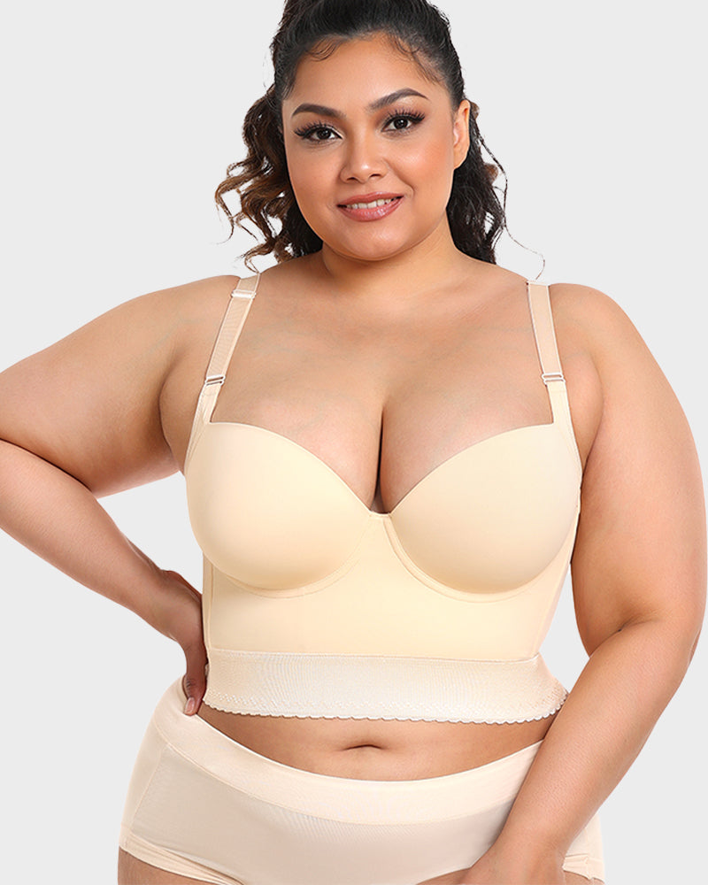 Longline Shaping Bra With Push-Up