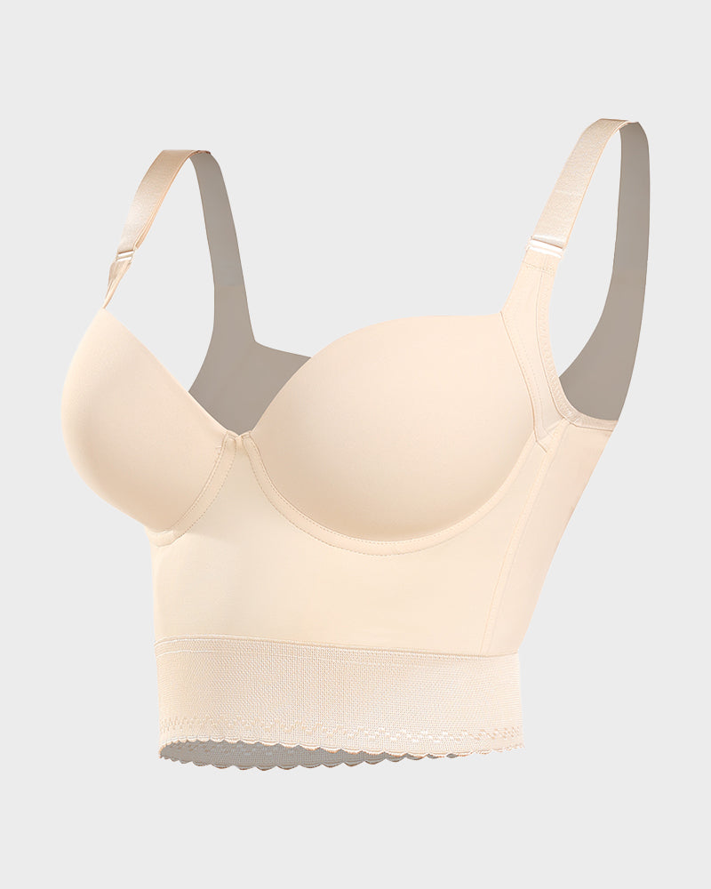 Longline Shaping Bra With Push-Up