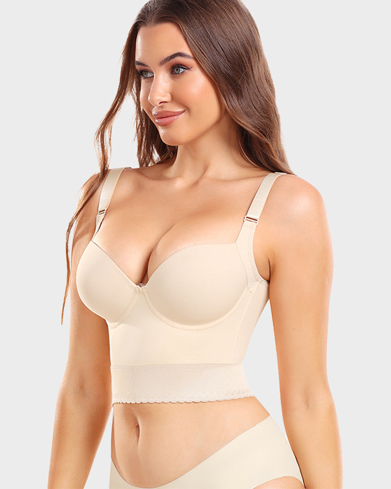 Longline Shaping Bra With Push-Up