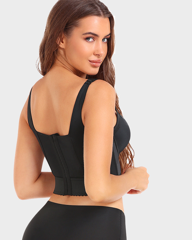 Longline Shaping Bra With Push-Up