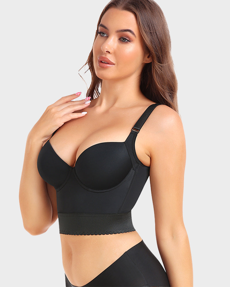 Longline Shaping Bra With Push-Up