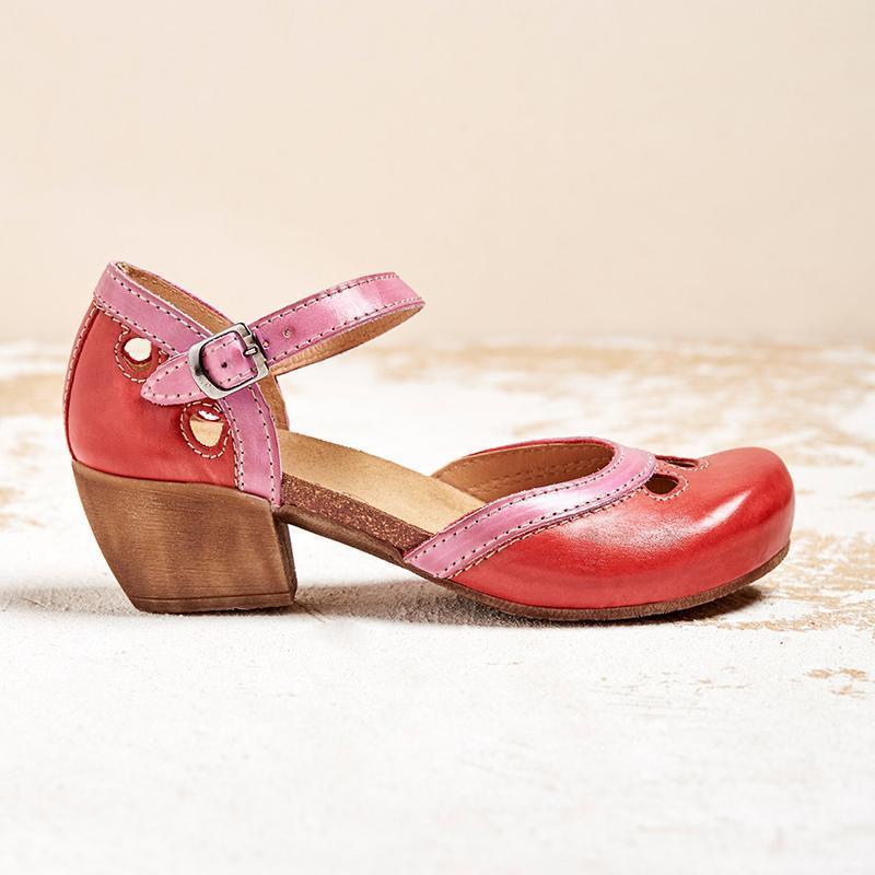 Women's sandals - low heel adjustable strap morning strolls