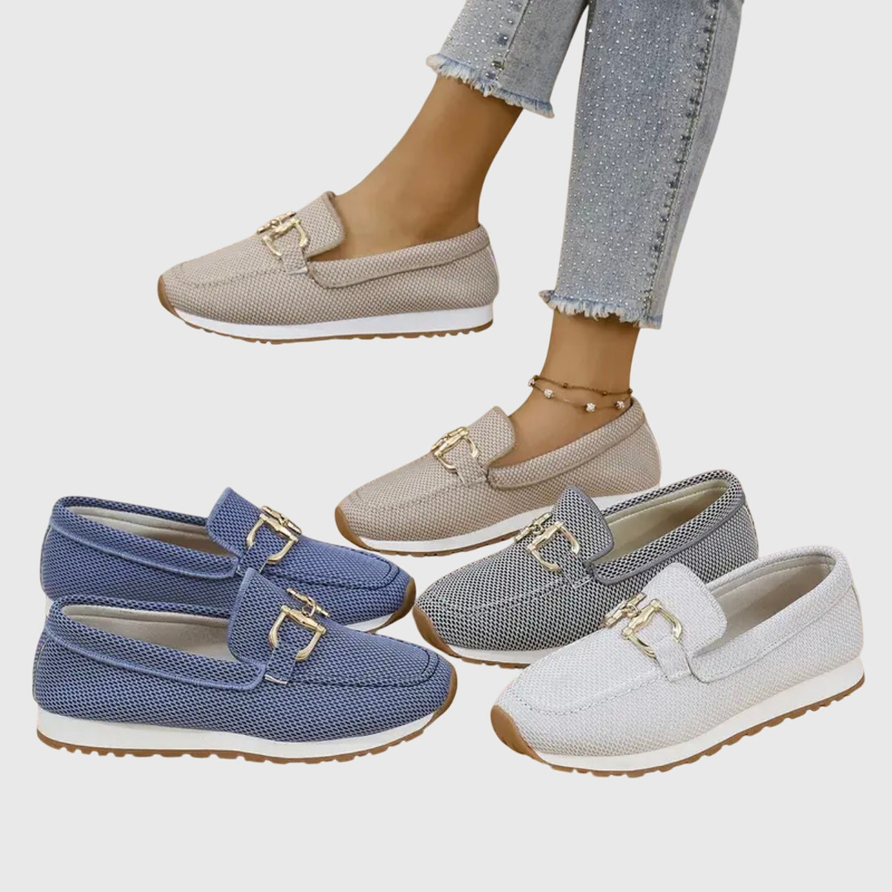 Women's breathable loafers — non-slip rubber outsole | casual daily wear