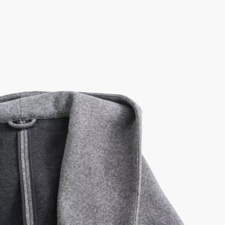 Women's Trenchcoat Hooded Belted Waist Button Front Outdoor Casual