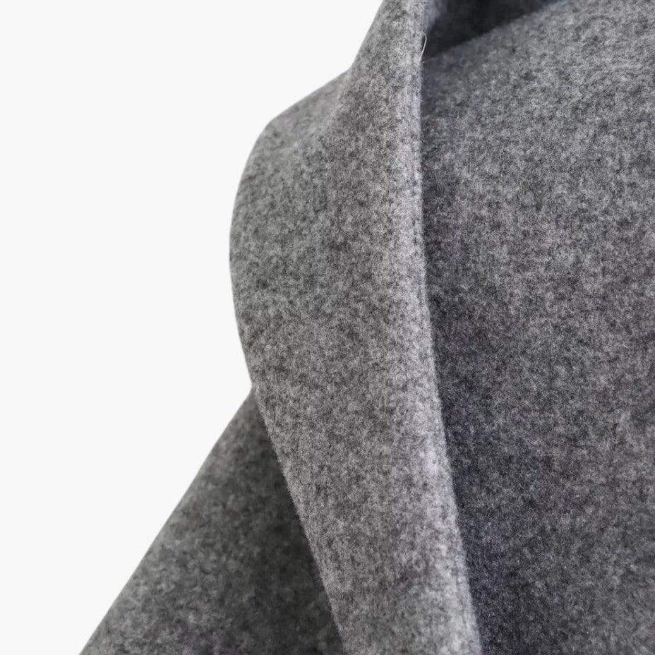 Women's Trenchcoat Hooded Belted Waist Button Front Outdoor Casual