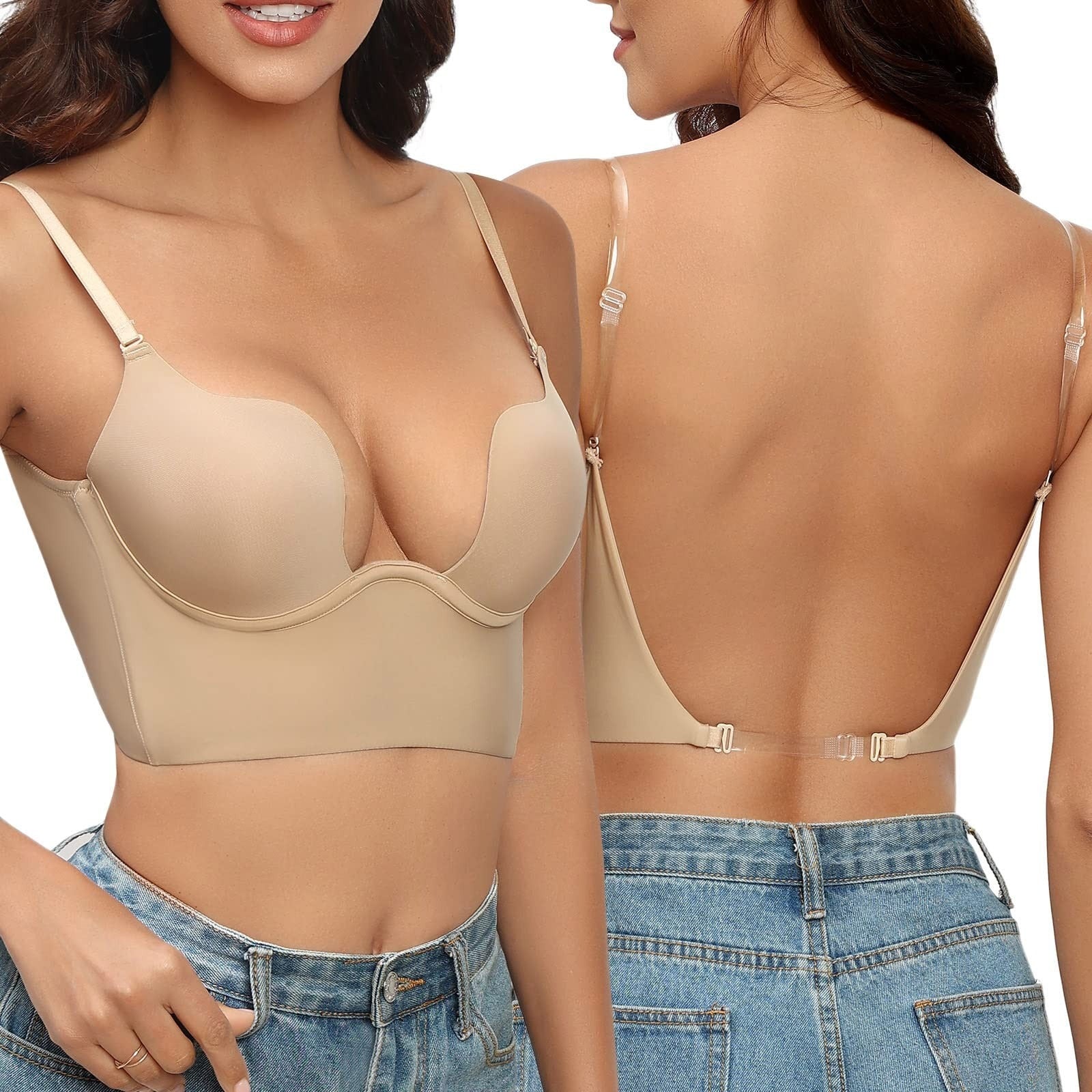 Women's Seamless Plunge Backless Shaper
