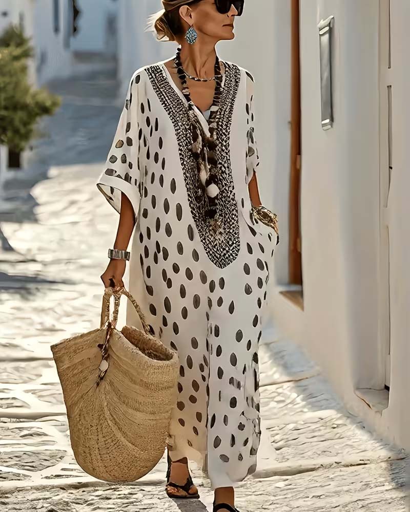 Women's Maxi Kaftan Dress