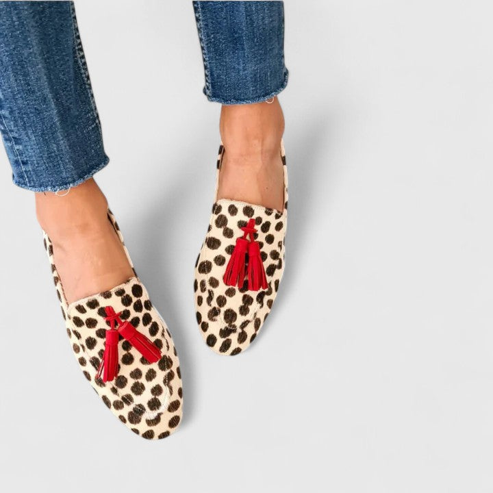 Slip-on loafers — casual daily shoes with durable traction sole