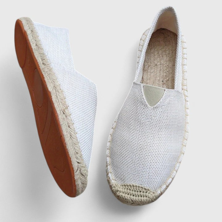 Woven Fabric Slip-on Espadrilles