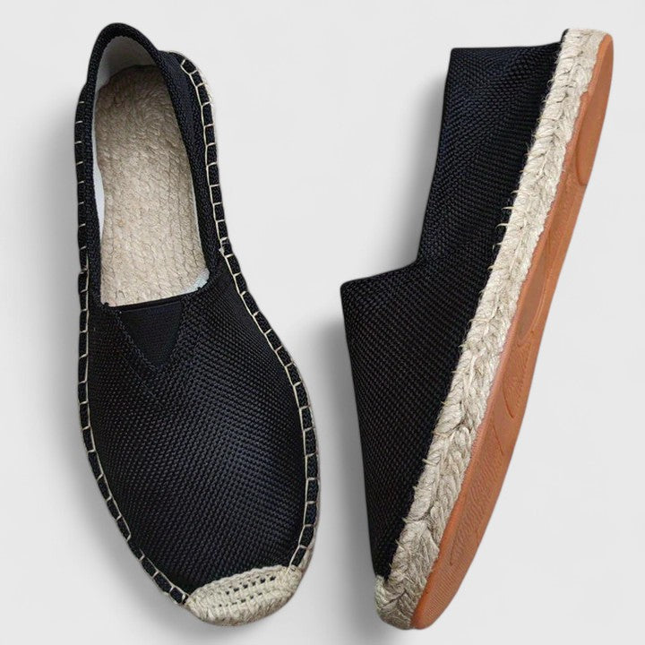Woven Fabric Slip-on Espadrilles