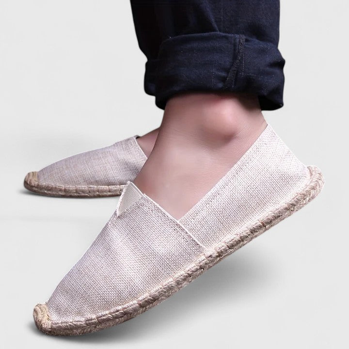 Woven Fabric Slip-on Espadrilles
