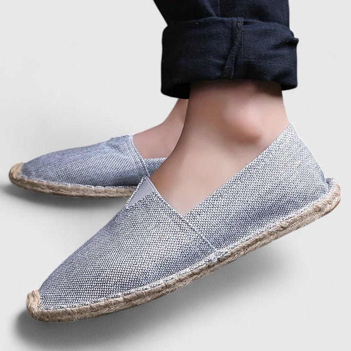 Woven Fabric Slip-on Espadrilles