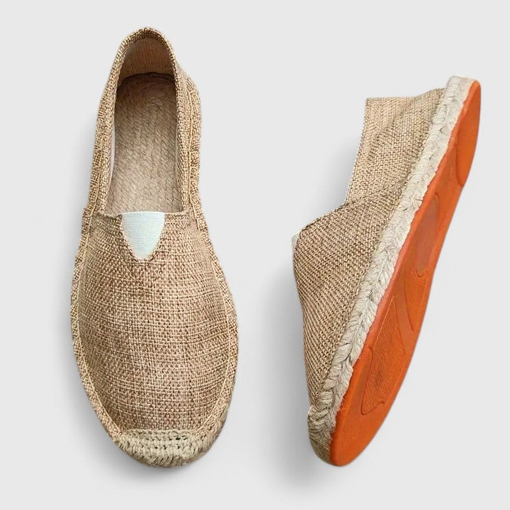 Woven Fabric Slip-on Espadrilles