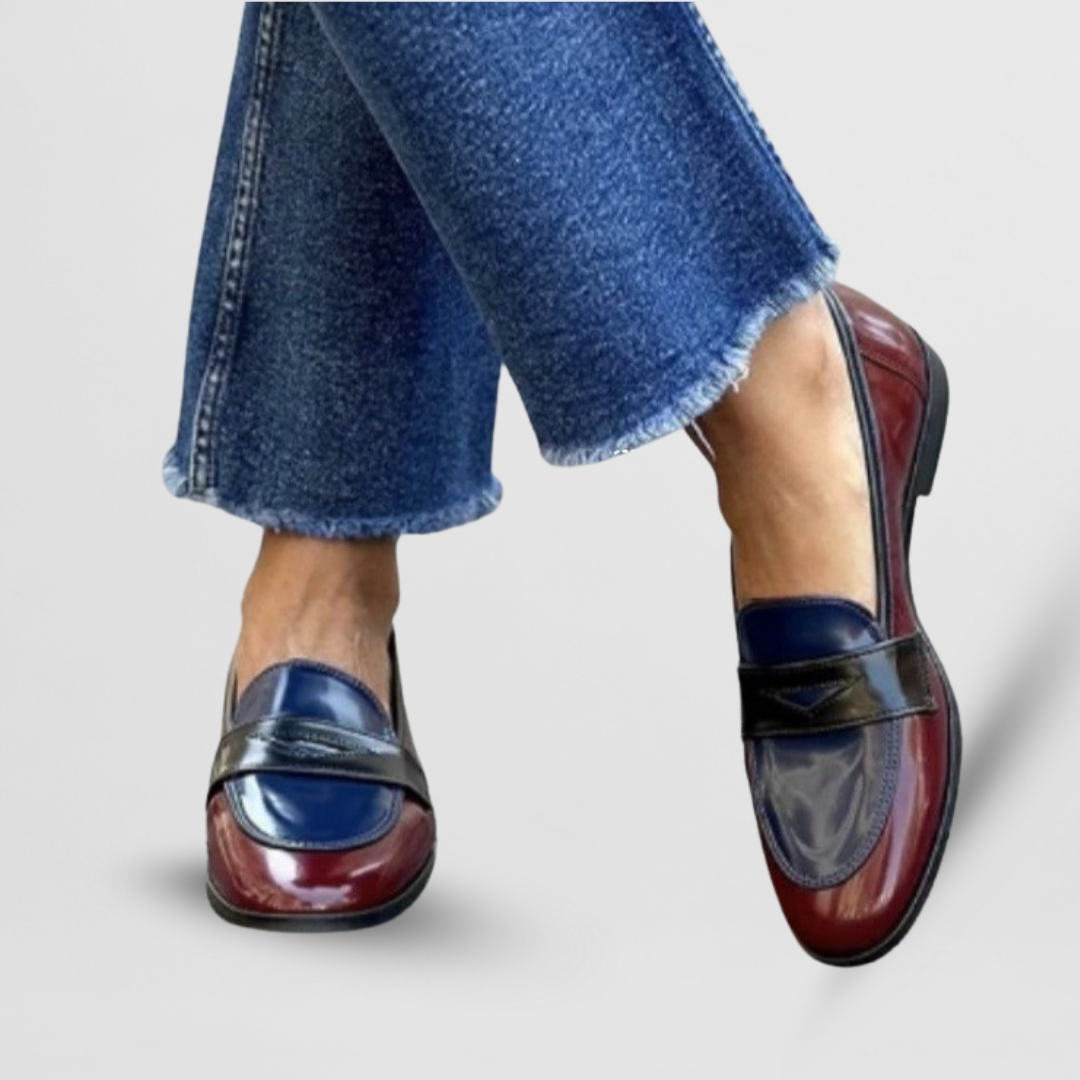 Flat round toe loafers | Everyday slip-on footwear
