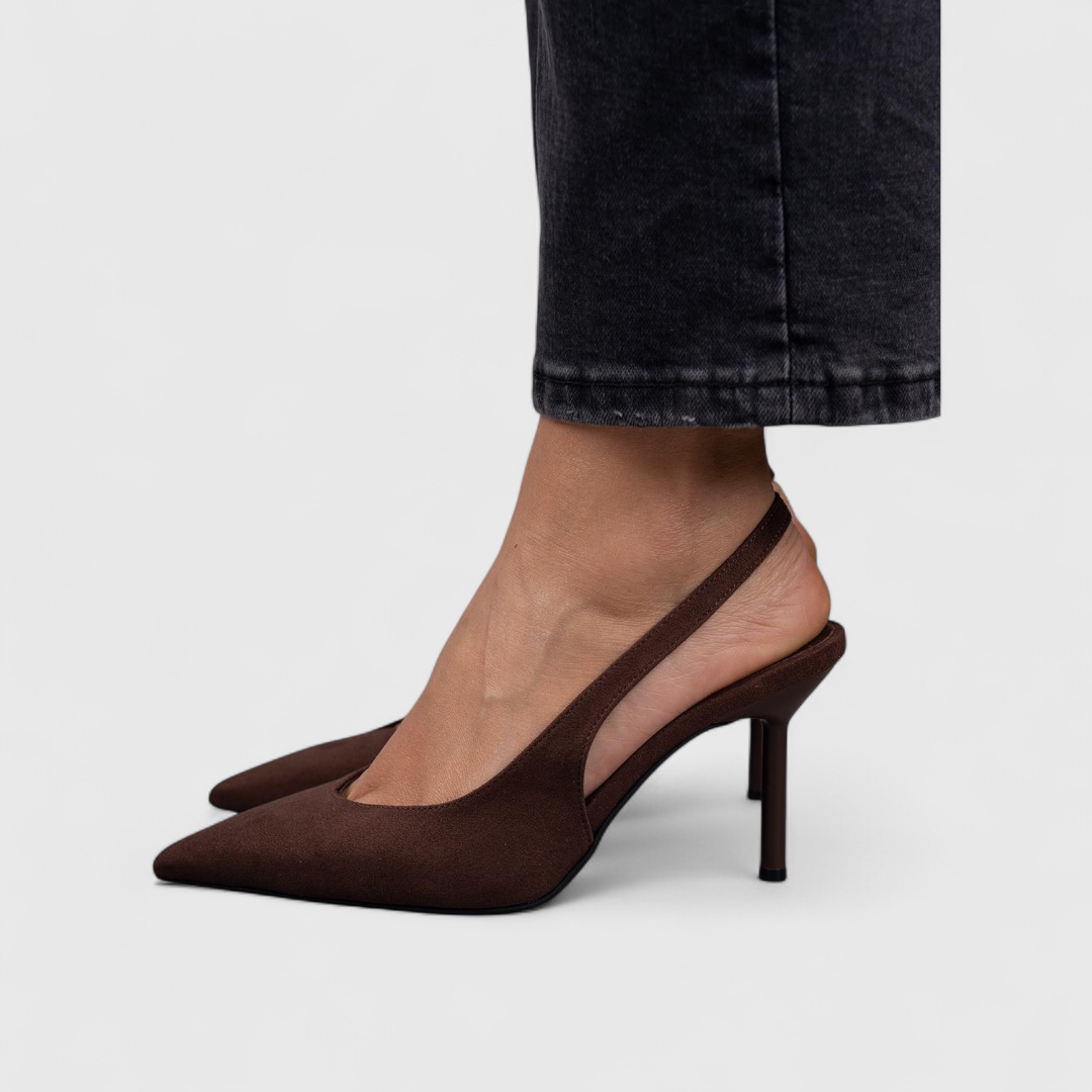 Pointed Toe Slingback Stilletto Heels