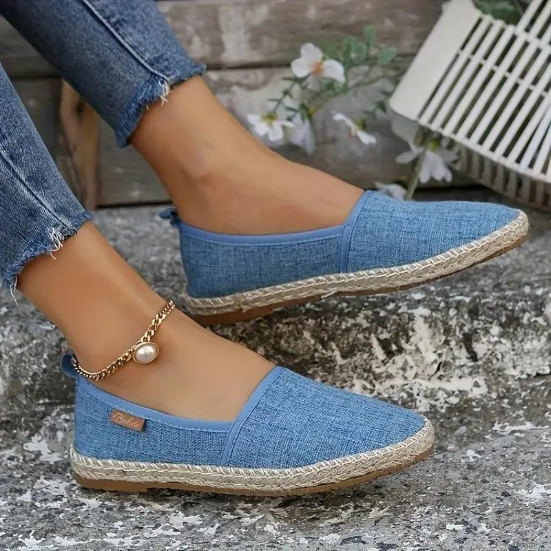 Women's Casual Slip-On Espadrille Flats