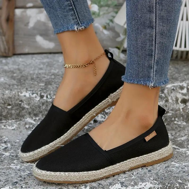 Women's Casual Slip-On Espadrille Flats