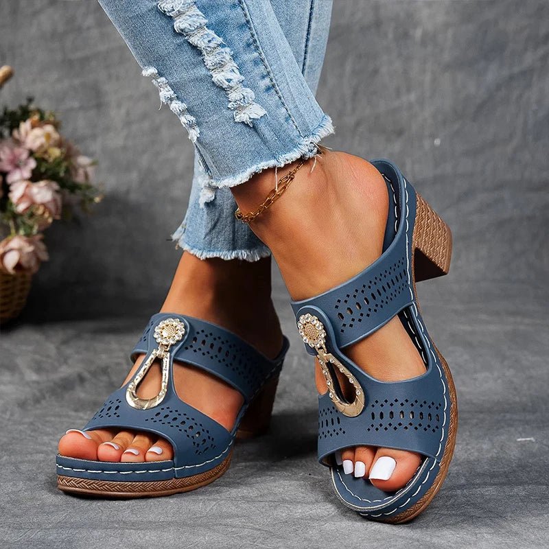 Women's Orthopedic Heeled Sandals