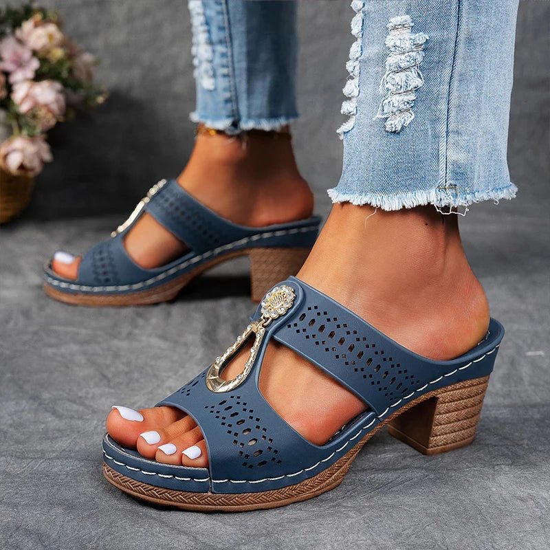 Women's Orthopedic Heeled Sandals