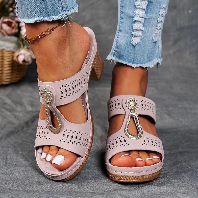 Women's Orthopedic Heeled Sandals