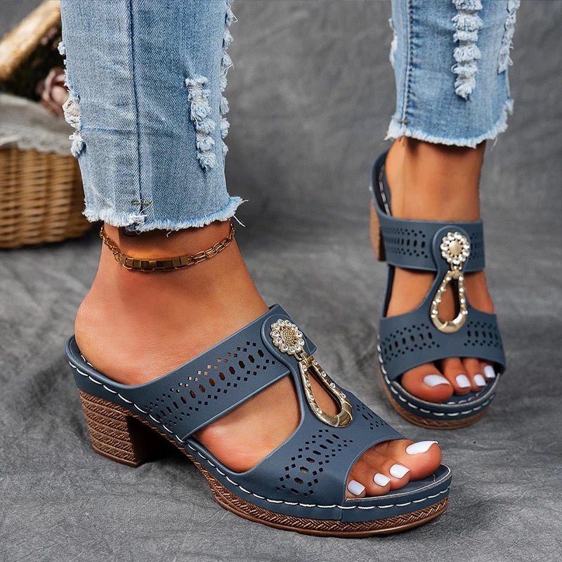 Women's Orthopedic Heeled Sandals