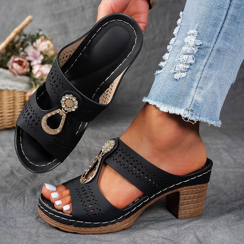 Women's Orthopedic Heeled Sandals