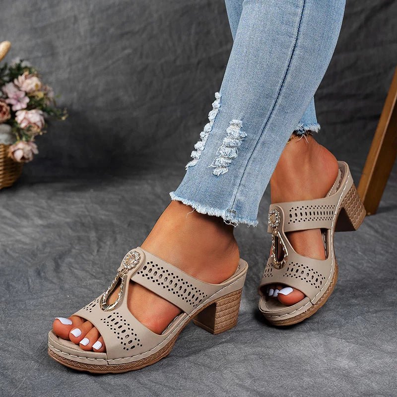 Women's Orthopedic Heeled Sandals