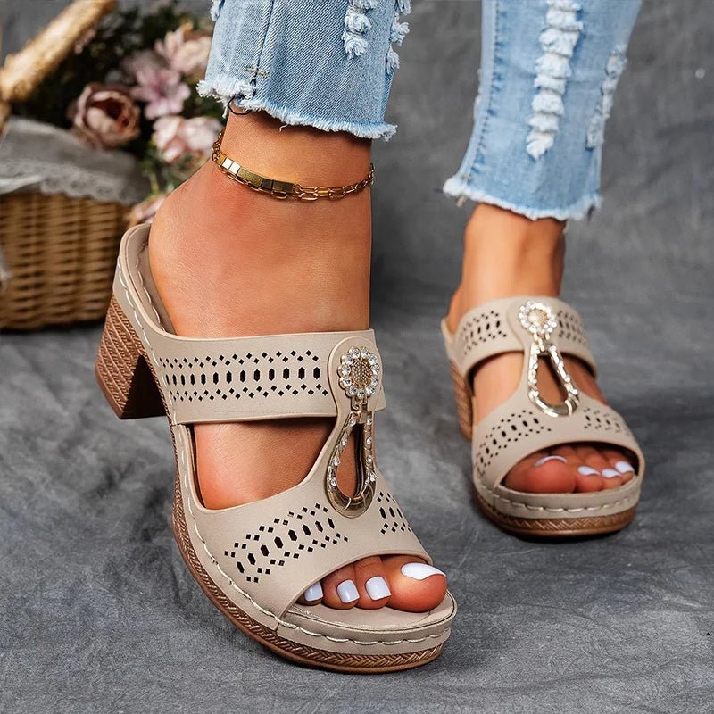 Women's Orthopedic Heeled Sandals