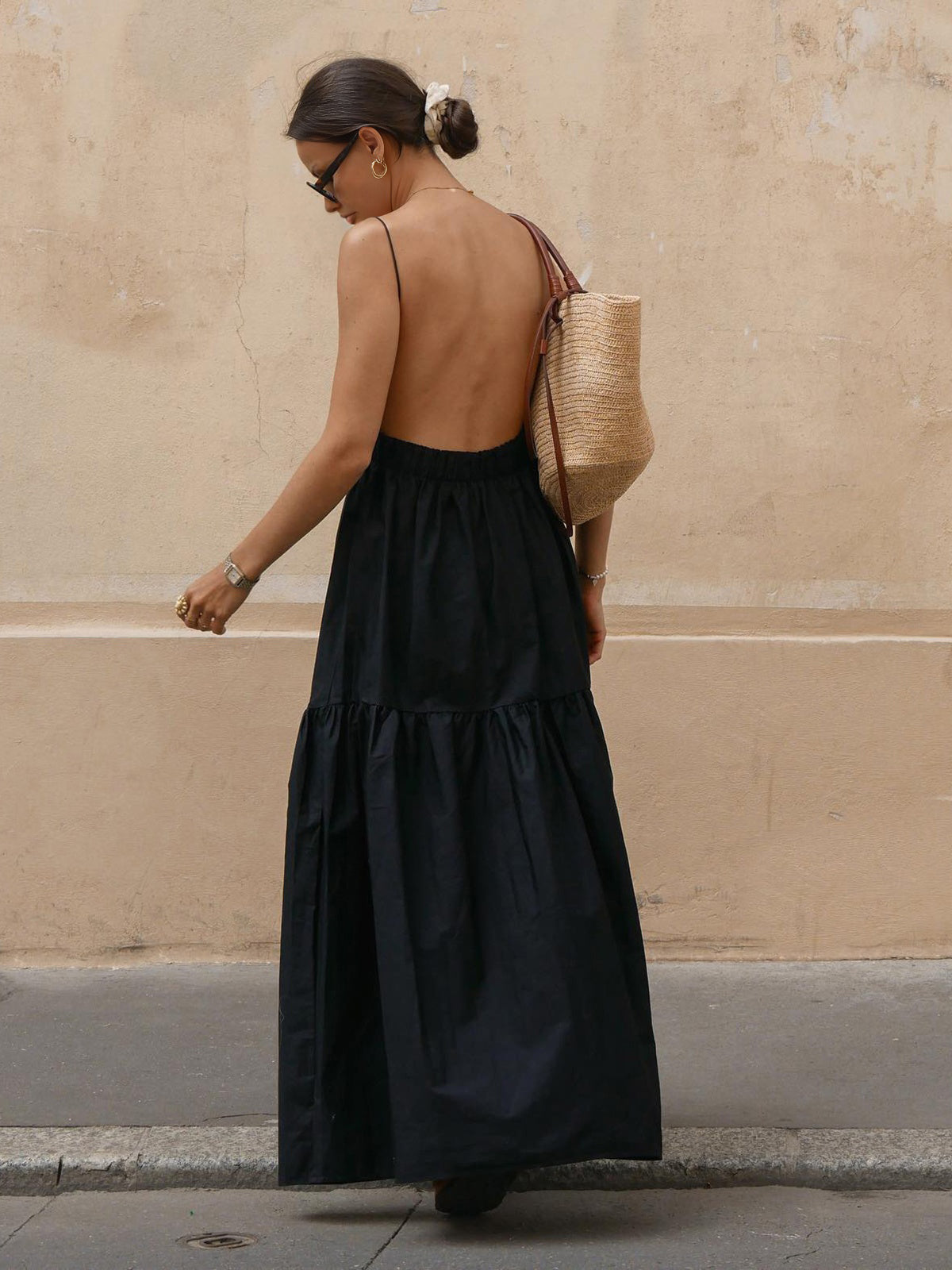 Sleeveless Backless Summer Maxi Dress