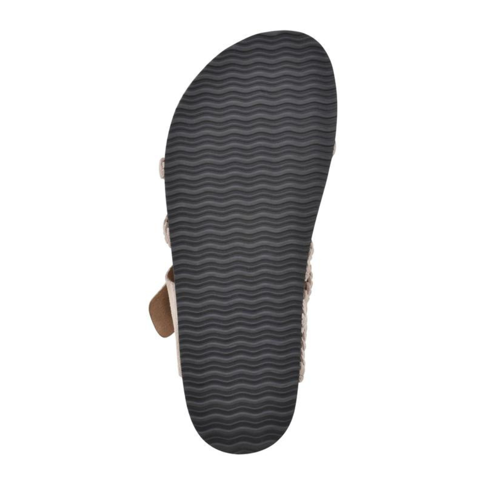 Braided Buckle Toe Loop Sandals