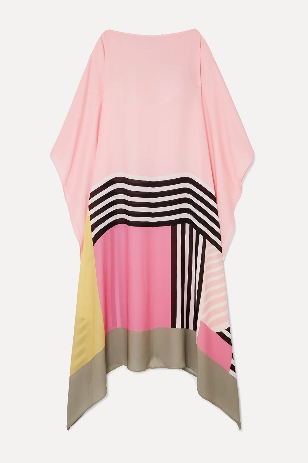 Women's kimono maxi dress with batwing sleeves — summer