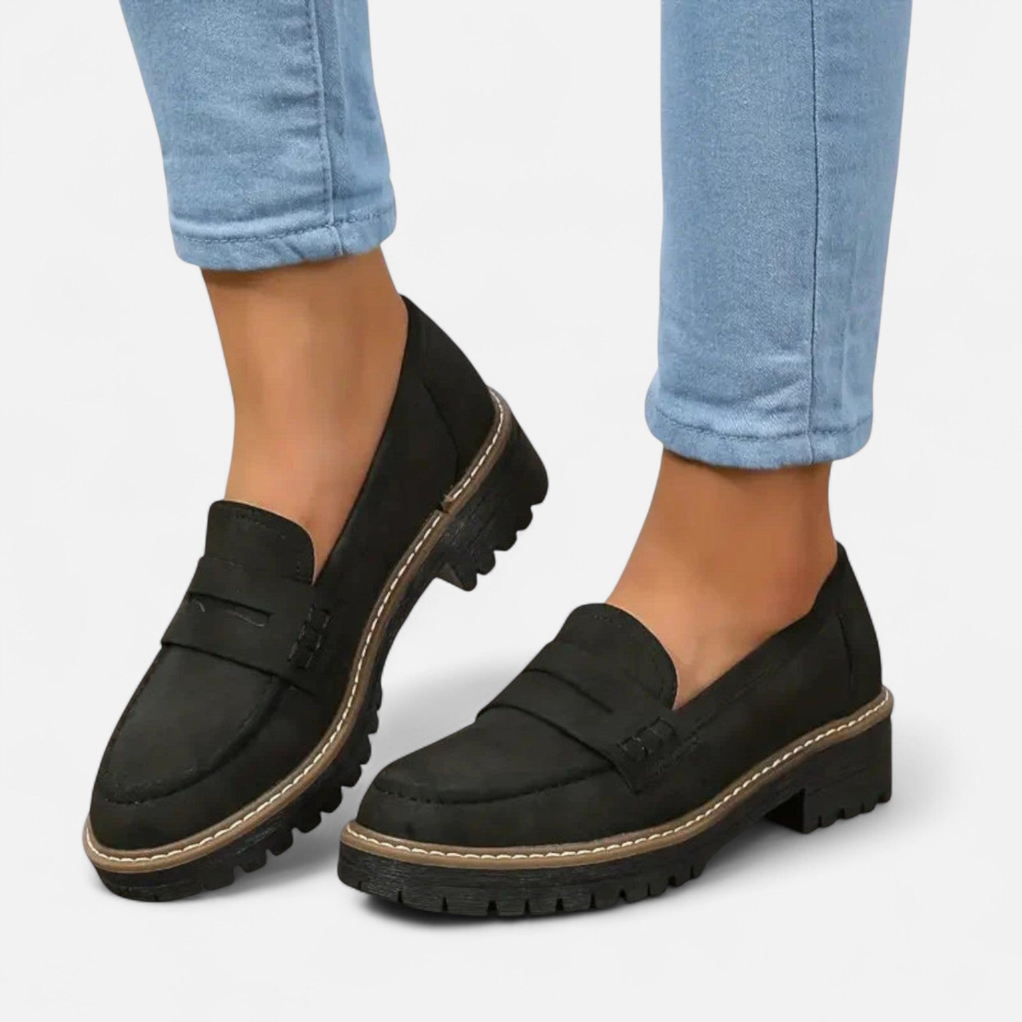 Women’s comfort loafers — slip-on flat footwear for daily wear