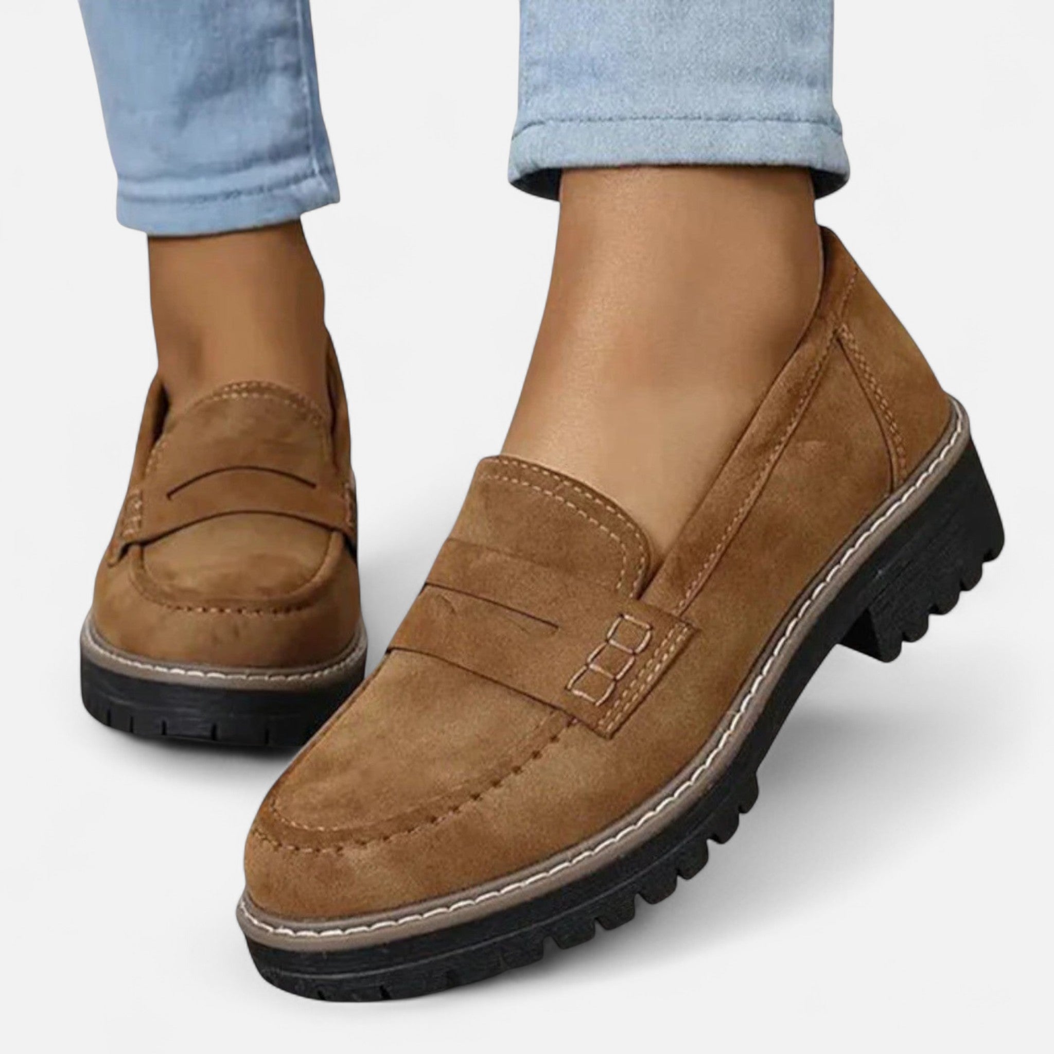 Women’s comfort loafers — slip-on flat footwear for daily wear