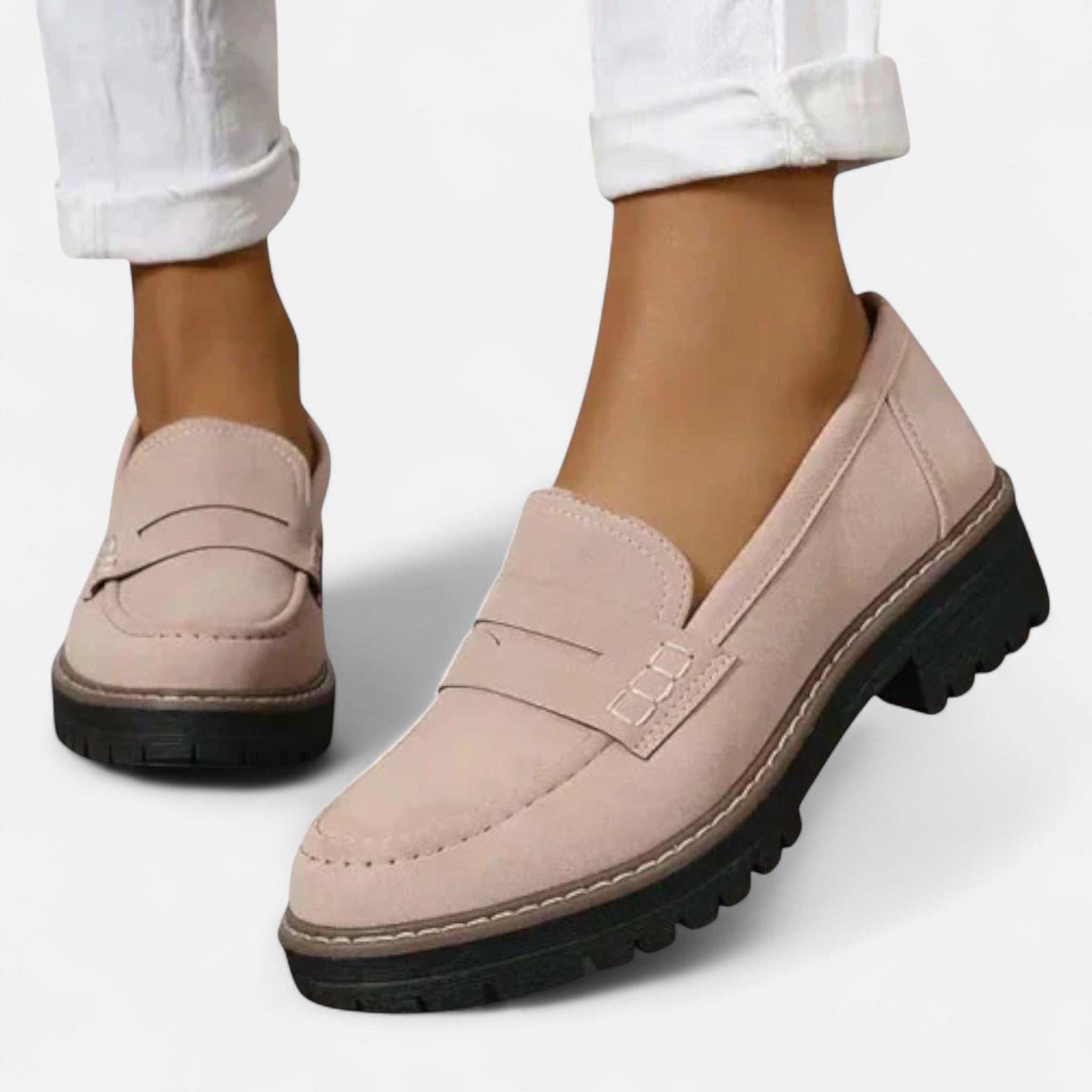 Women’s comfort loafers — slip-on flat footwear for daily wear