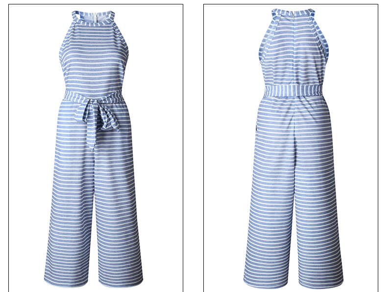 Women's summer jumpsuit | relaxed fit with waist tie for everyday wear