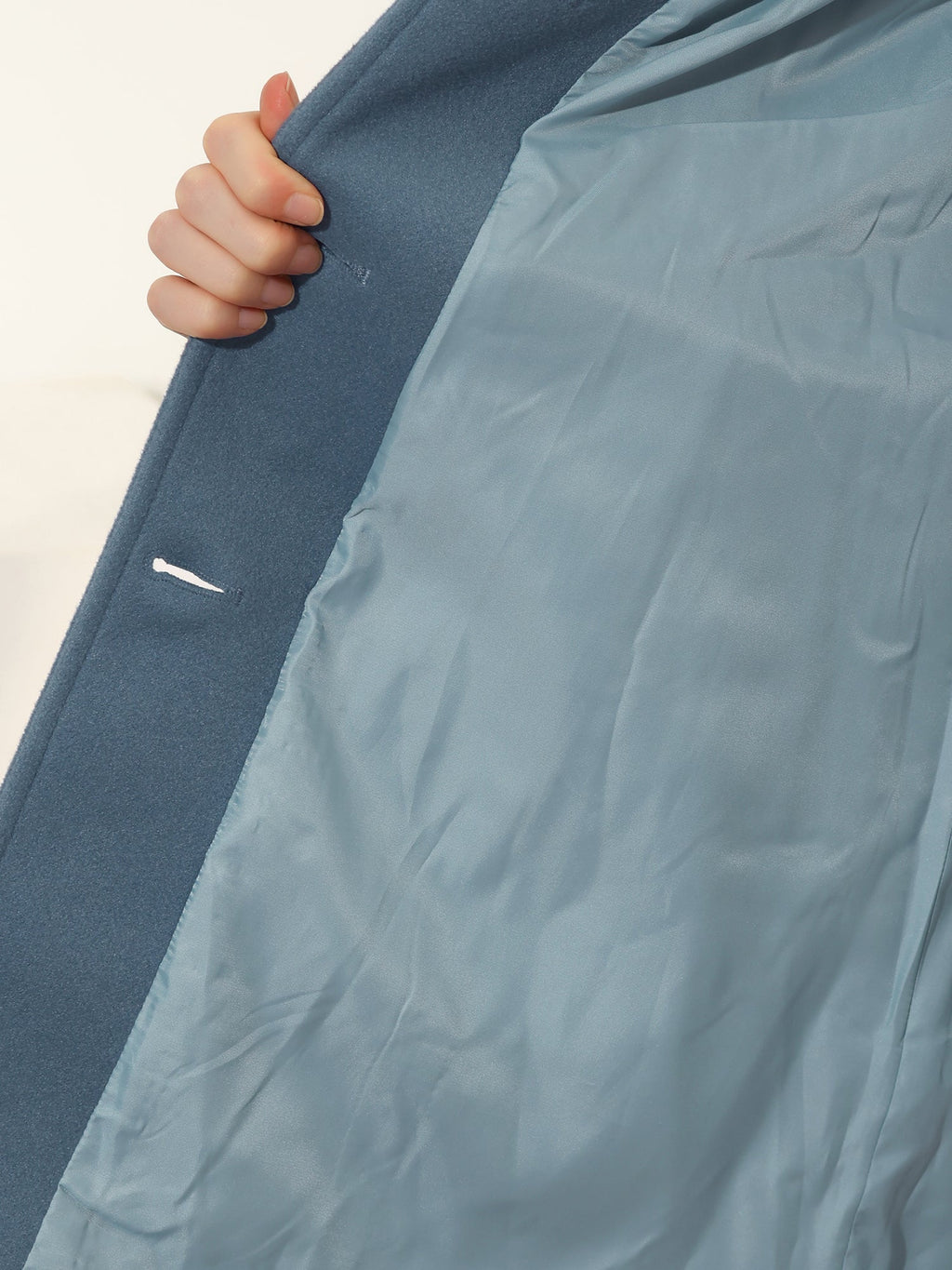 Women's Trenchcoat Fitted Button Closure Structured Collar Workwear