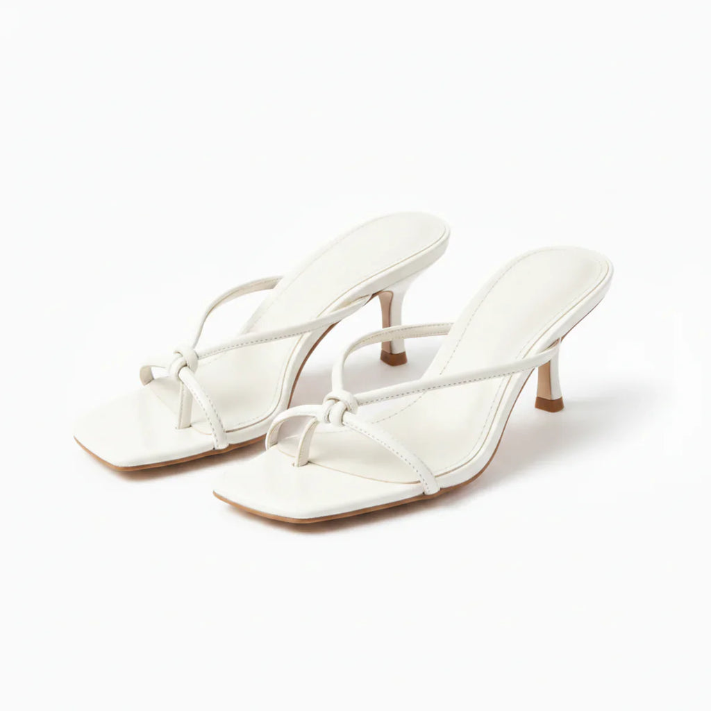 Square Toe Heeled Sandals