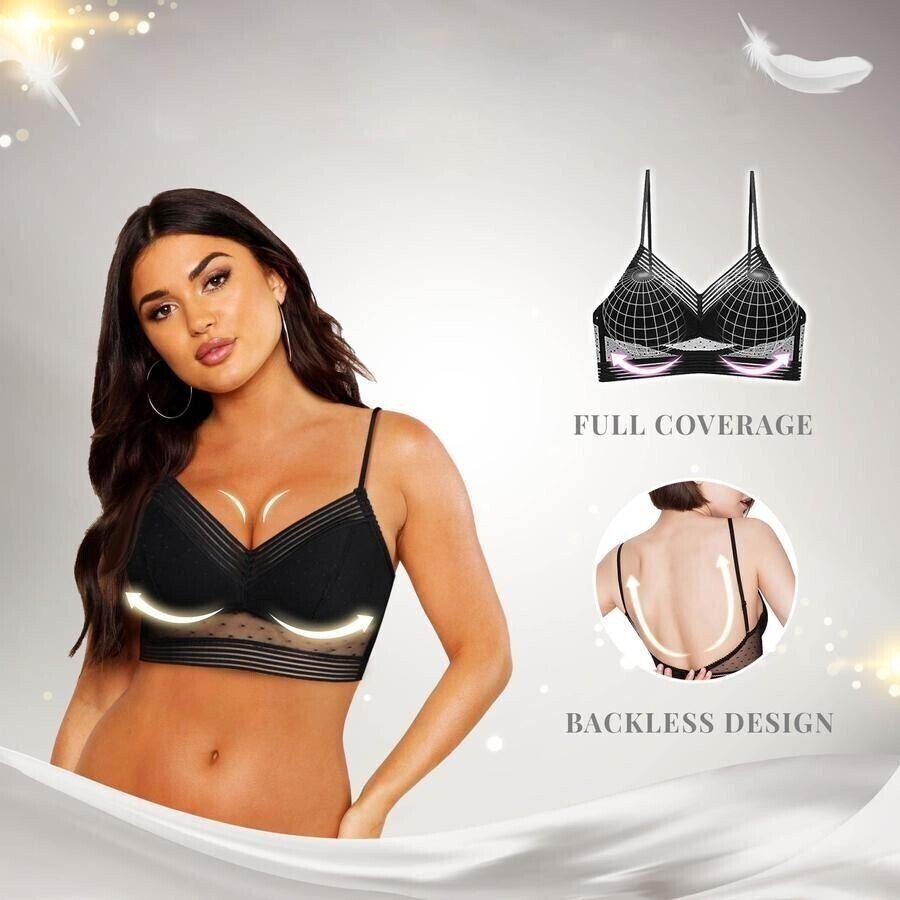 Seamless Backless Bralette Wirefree Comfort