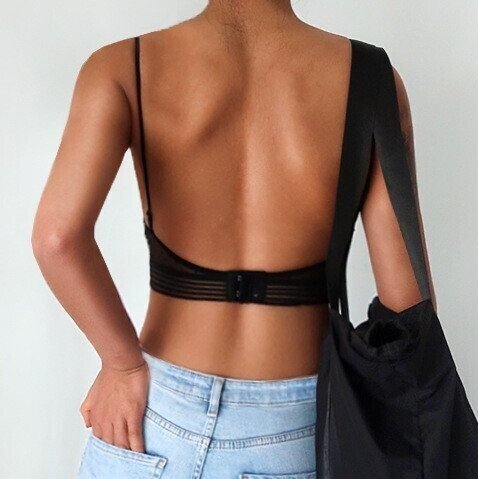 Seamless Backless Bralette Wirefree Comfort