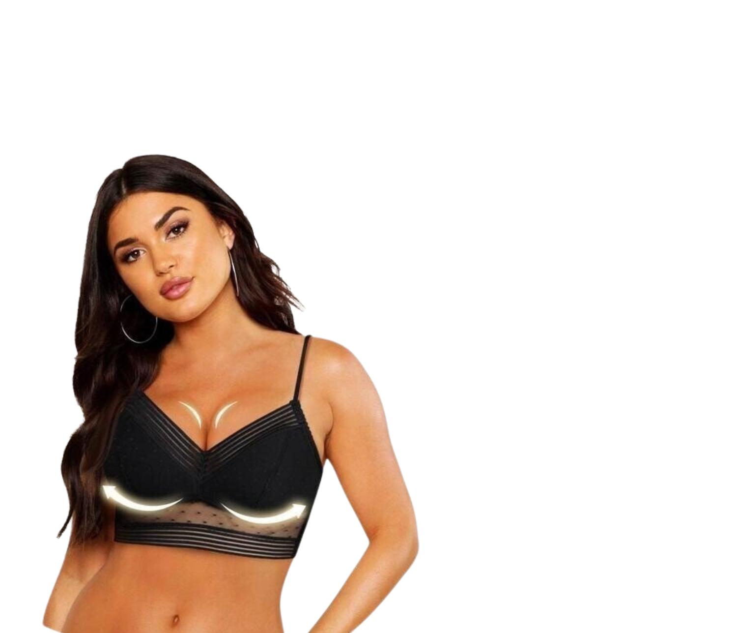 Seamless Backless Bralette Wirefree Comfort
